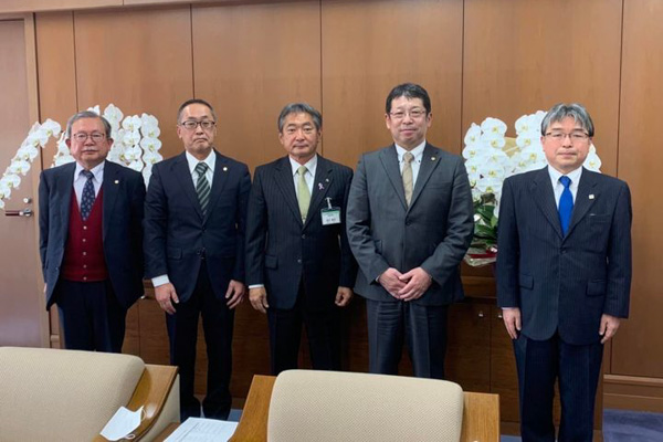 久留米市　原口新五市長表敬訪問