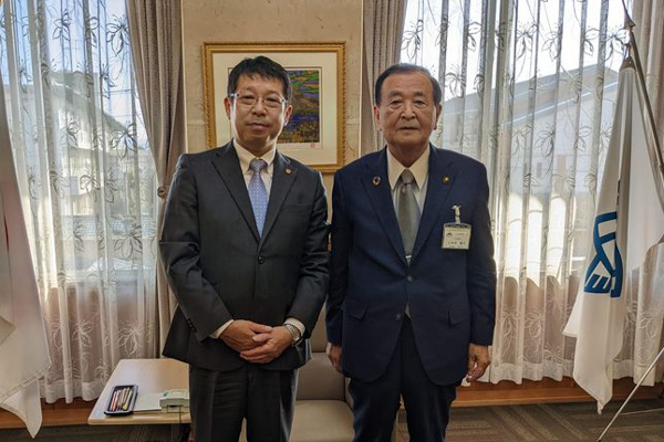 八女市三田村統之市長を表敬訪問