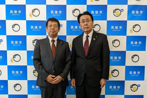 筑後市西田正治市長を表敬訪問